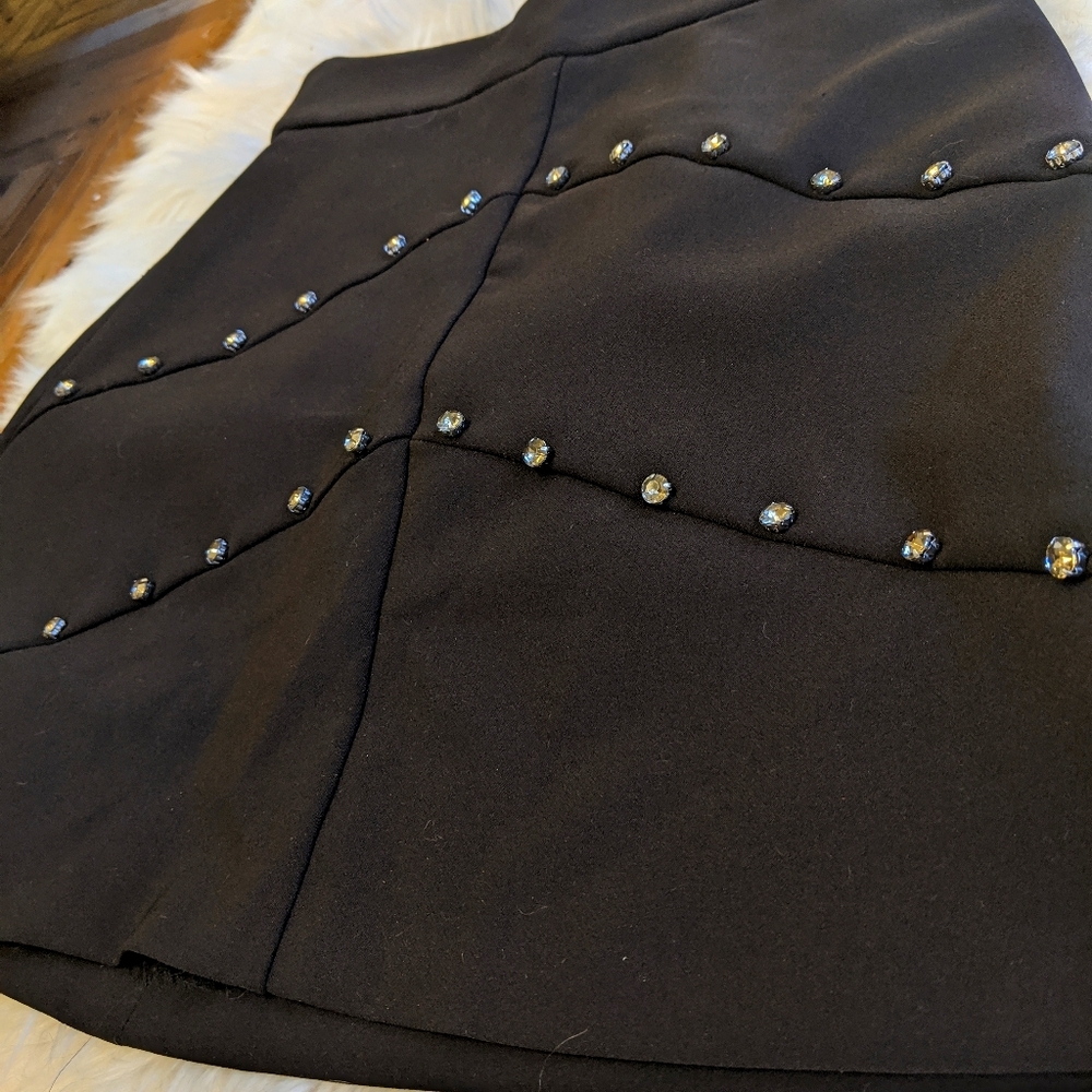 Zara Black Mini skirt - Picture 2 of 4